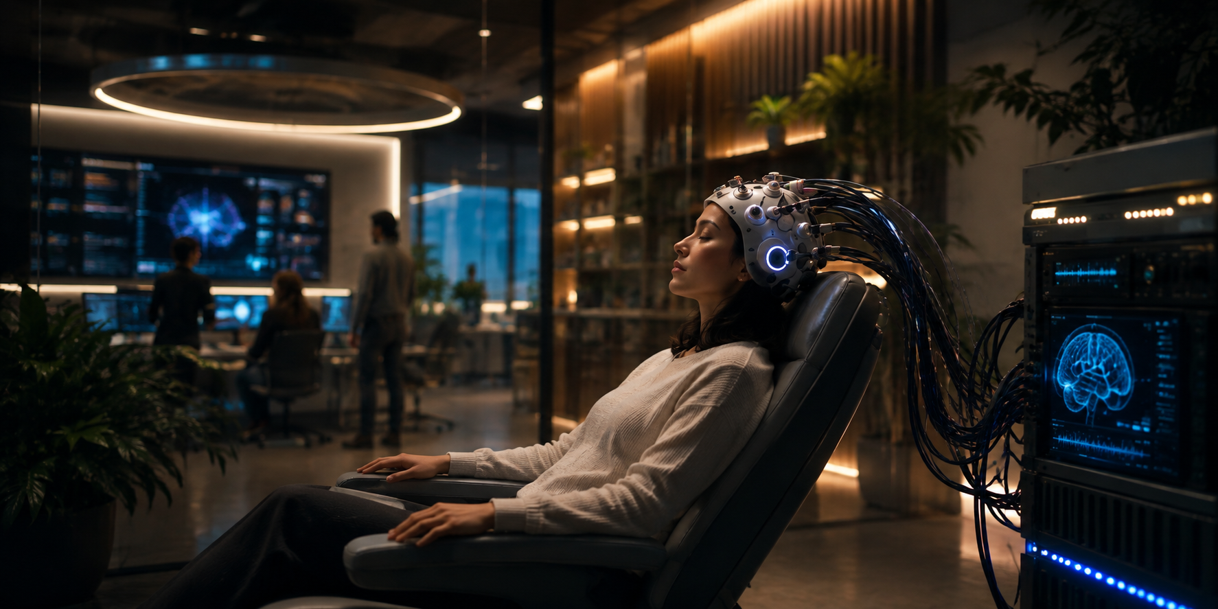 A Signal Recall memory capture session in a sleek high-tech studio